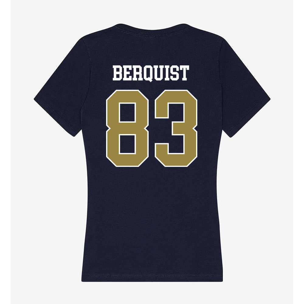 Georgia Southern - NCAA Football : Jack Berquist - Women's V-Neck T-Shirt-1
