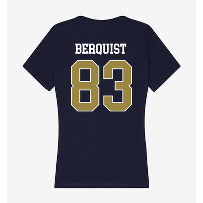 Georgia Southern - NCAA Football : Jack Berquist - Women's V-Neck T-Shirt-1