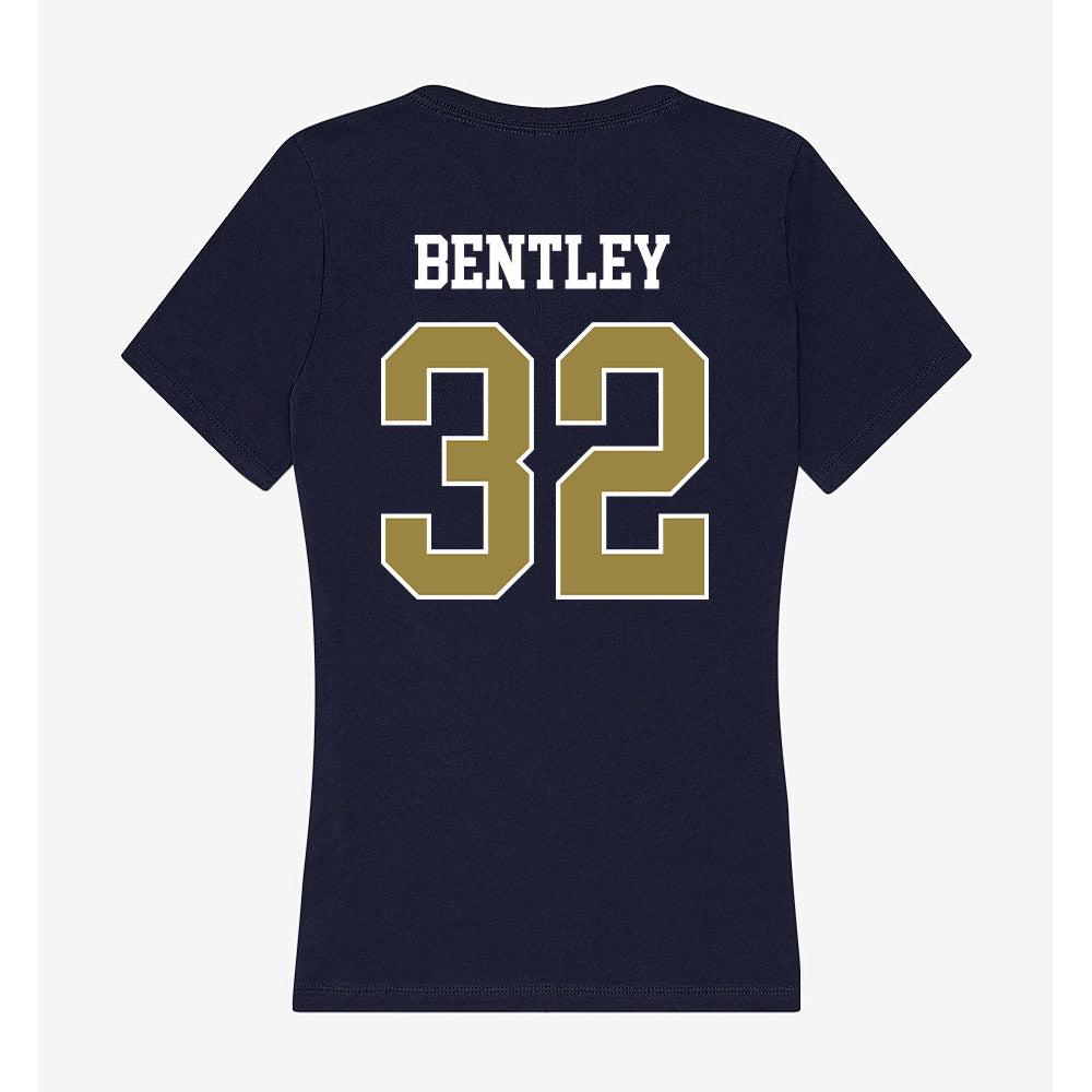 Georgia Southern - NCAA Football : Jaylen Bentley - Women's V-Neck T-Shirt-1