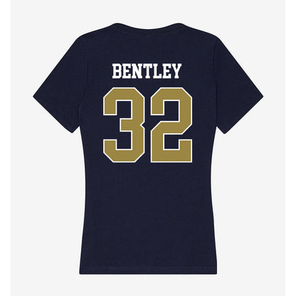 Georgia Southern - NCAA Football : Jaylen Bentley - Women's V-Neck T-Shirt-1