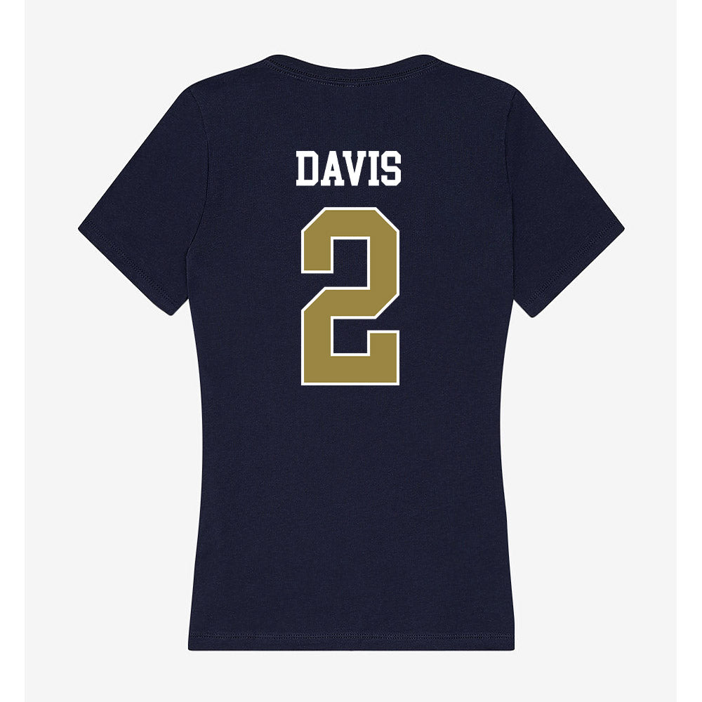 Georgia Southern - NCAA Baseball : John Davis - Women's V-Neck T-Shirt-1