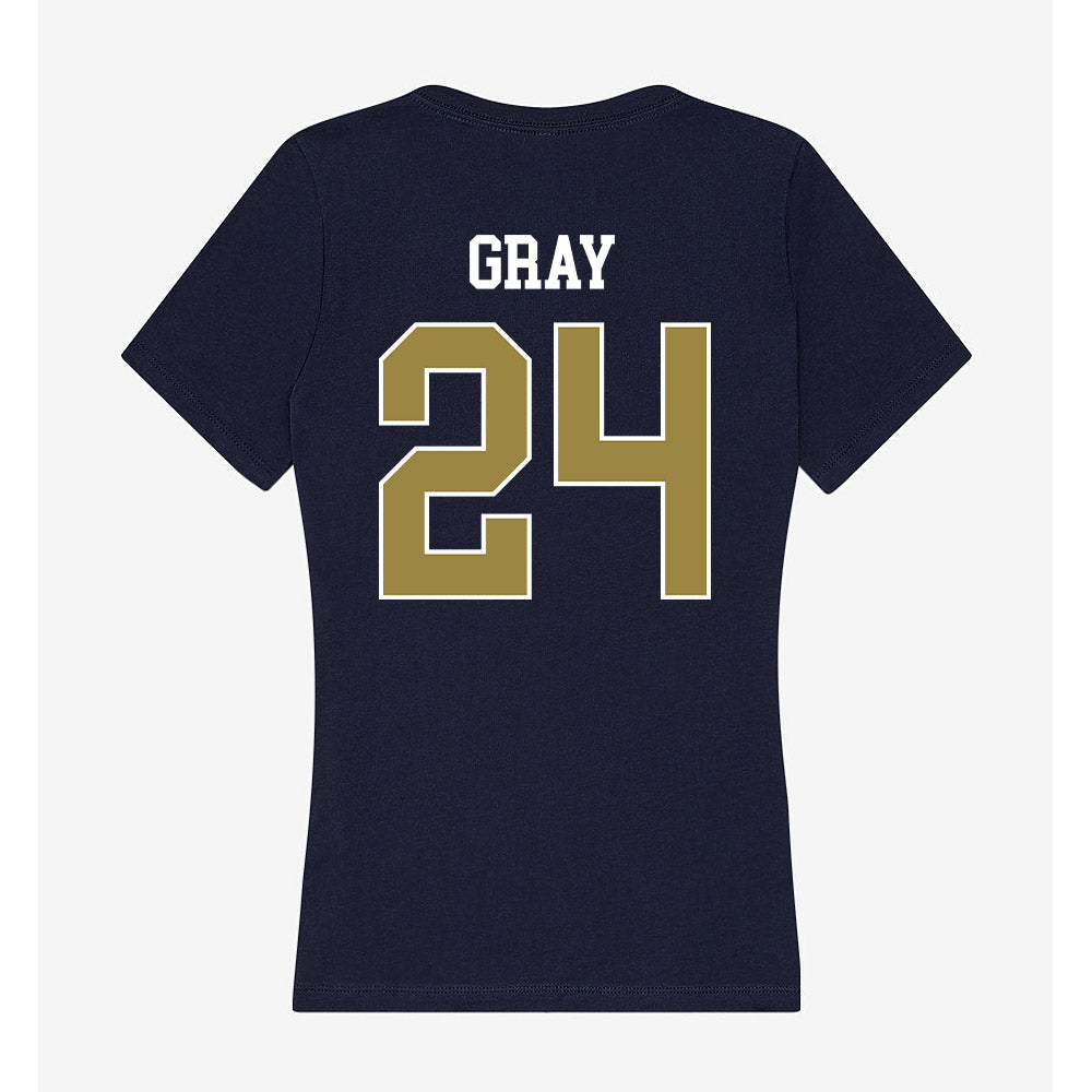 Georgia Southern - NCAA Softball : Demere Gray - Women's V-Neck T-Shirt-1
