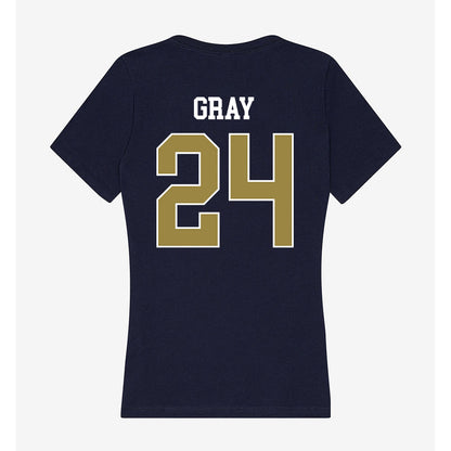 Georgia Southern - NCAA Softball : Demere Gray - Women's V-Neck T-Shirt-1