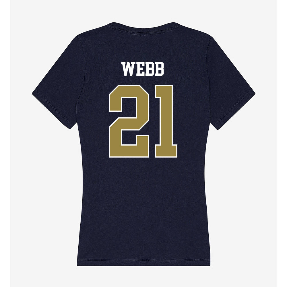 Georgia Southern - NCAA Men's Basketball : Tavarus Webb - Women's V-Neck T-Shirt-1