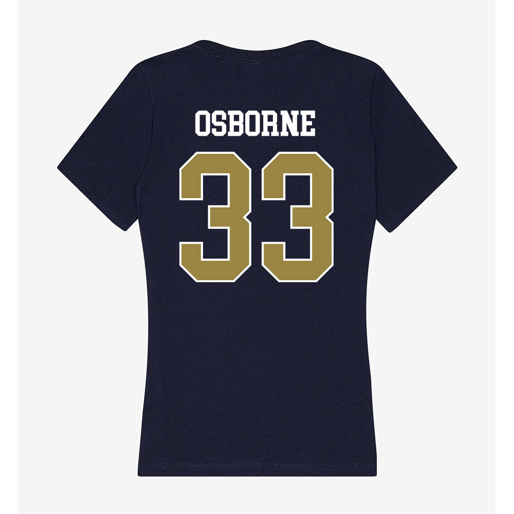 Georgia Southern - NCAA Baseball : Sawyer Osborne - Women's V-Neck T-Shirt-1