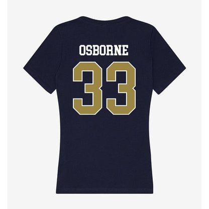 Georgia Southern - NCAA Baseball : Sawyer Osborne - Women's V-Neck T-Shirt-1
