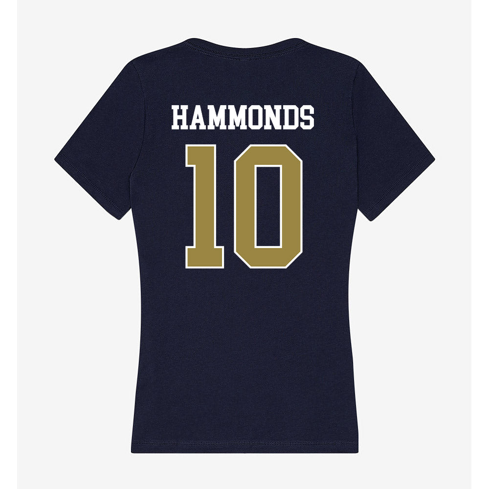 Georgia Southern - NCAA Football : Jacob Hammonds - Women's V-Neck T-Shirt-1
