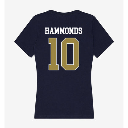 Georgia Southern - NCAA Football : Jacob Hammonds - Women's V-Neck T-Shirt-1