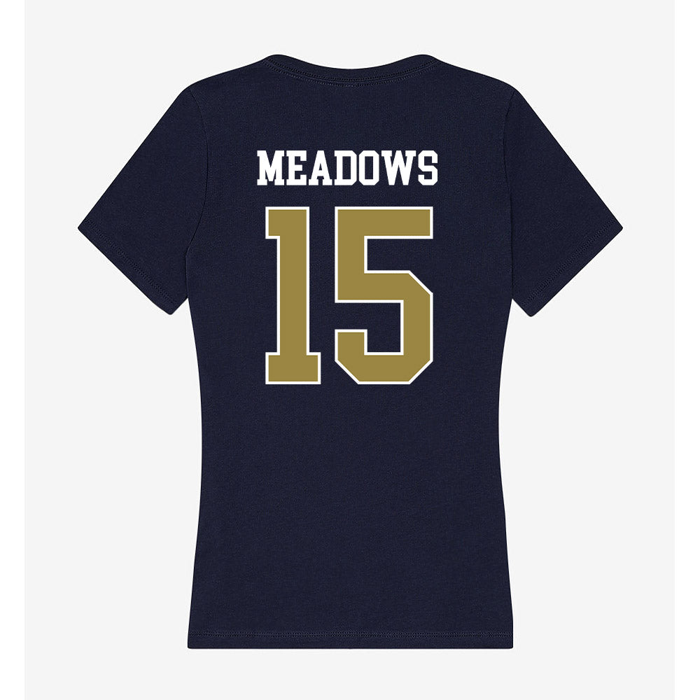 Georgia Southern - NCAA Baseball : Jake Meadows - Women's V-Neck T-Shirt-1