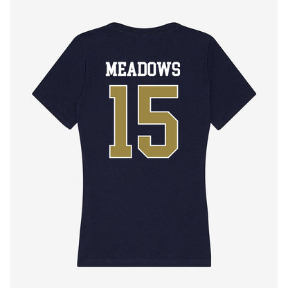 Georgia Southern - NCAA Baseball : Jake Meadows - Women's V-Neck T-Shirt-1