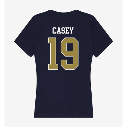Georgia Southern - NCAA Women's Soccer : Claire Casey - Women's V-Neck T-Shirt-1