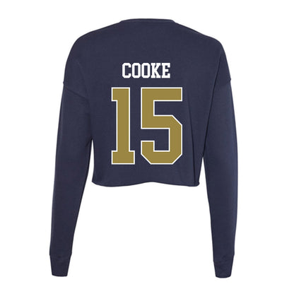 Georgia Southern - NCAA Women's Basketball : Armani Cooke - Women's Cropped Crew Fleece-1