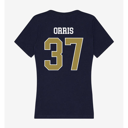 Georgia Southern - NCAA Football : Foster Orris - Women's V-Neck T-Shirt-1