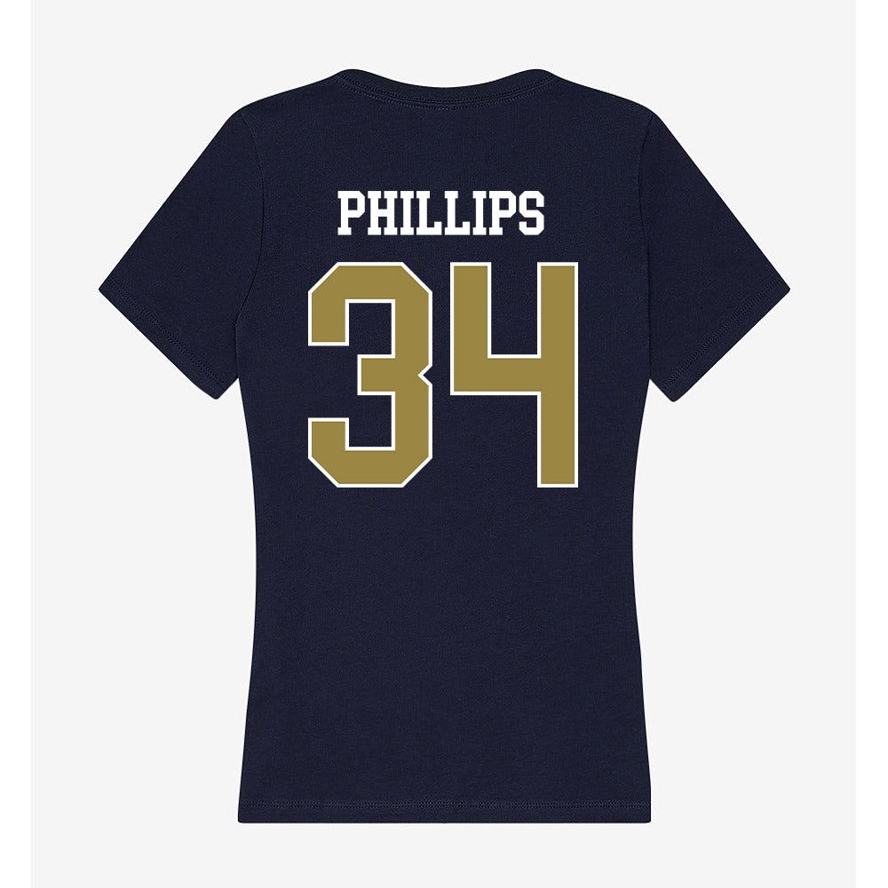 Georgia Southern - NCAA Baseball : Jacob Phillips - Women's V-Neck T-Shirt-1