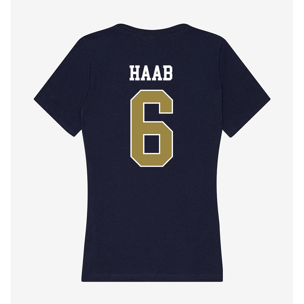 Georgia Southern - NCAA Baseball : Daniel Haab - Women's V-Neck T-Shirt-1