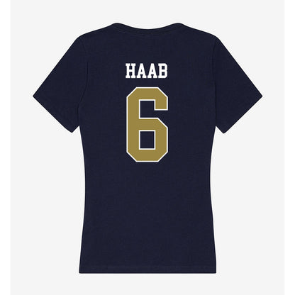 Georgia Southern - NCAA Baseball : Daniel Haab - Women's V-Neck T-Shirt-1