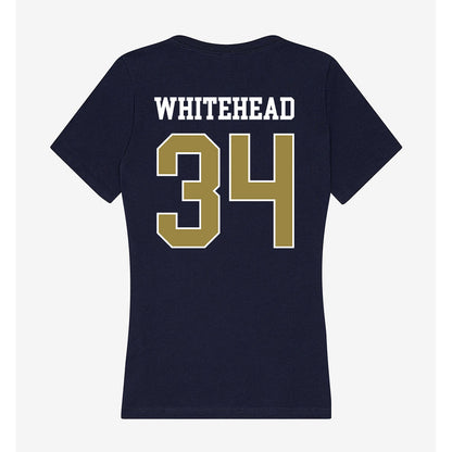 Georgia Southern - NCAA Football : Jamari Whitehead - Women's V-Neck T-Shirt-1