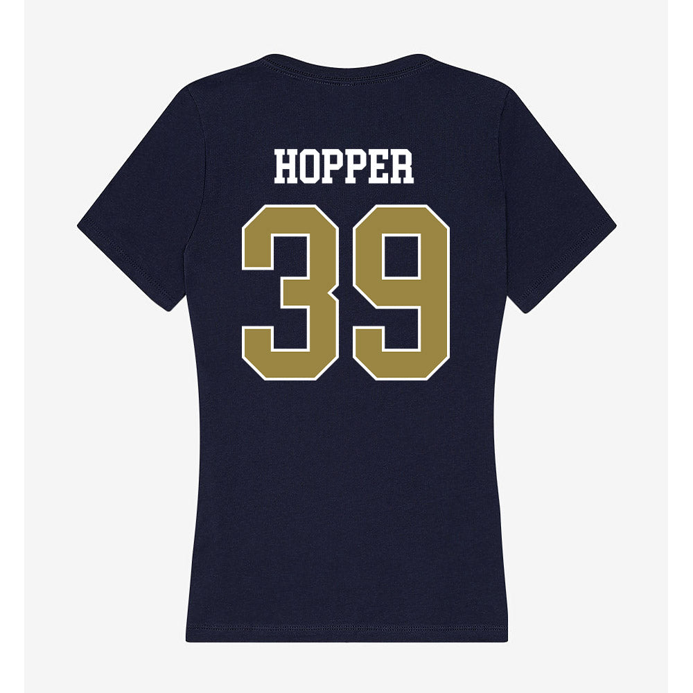 Georgia Southern - NCAA Baseball : Canon Hopper - Women's V-Neck T-Shirt-1
