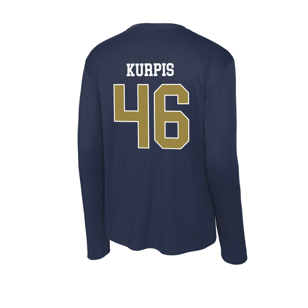 Georgia Southern - NCAA Football : Gavin Kurpis - Activewear Long Sleeve T-Shirt-1