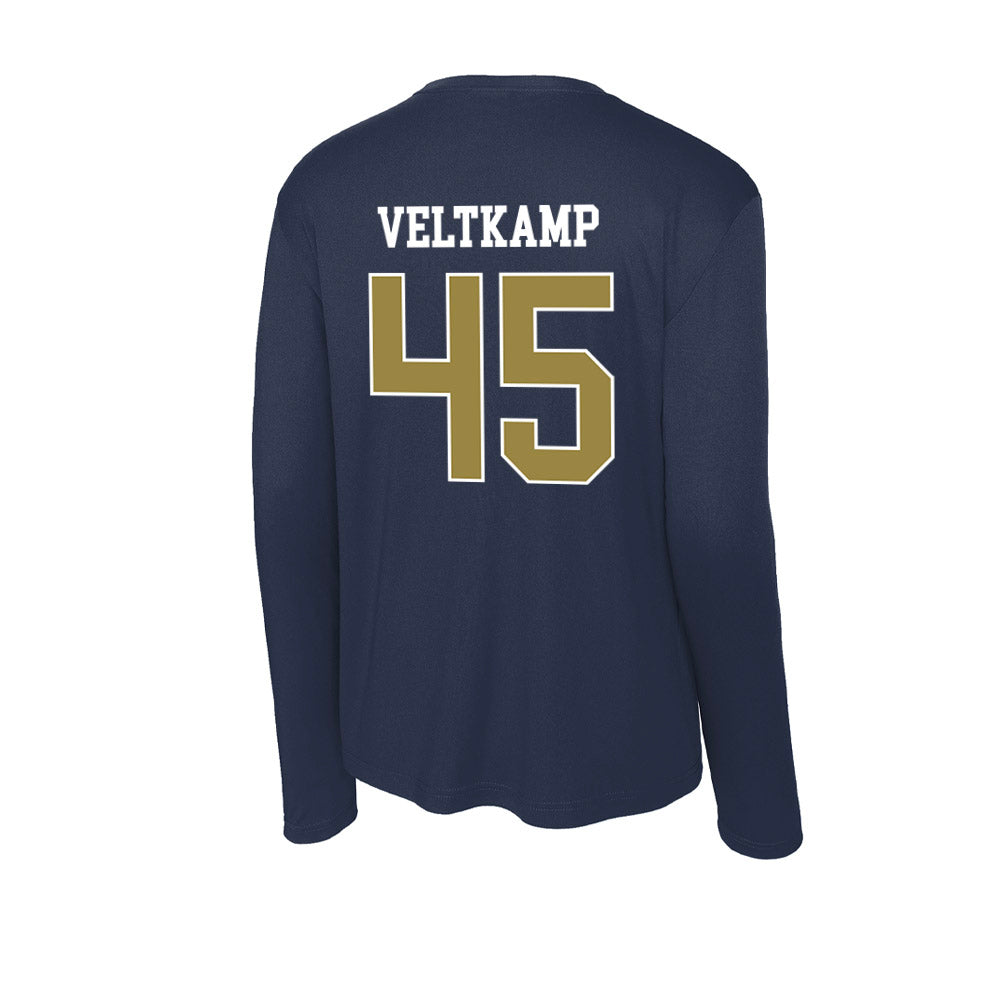 Georgia Southern - NCAA Football : Colton Veltkamp - Activewear Long Sleeve T-Shirt-1