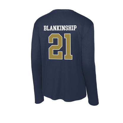 Georgia Southern - NCAA Baseball : Carter Blankinship - Activewear Long Sleeve T-Shirt-1