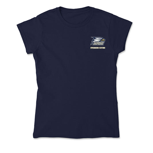 Georgia Southern - NCAA Women's Swimming & Diving : Elle Mettler - Soft Style Women’s T-Shirt-0