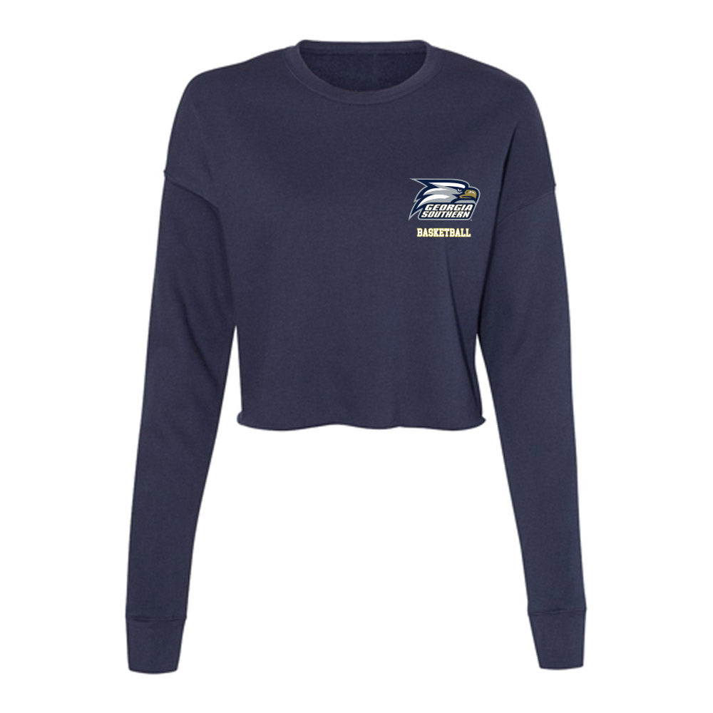 Georgia Southern - NCAA Women's Basketball : Armani Cooke - Women's Cropped Crew Fleece-0