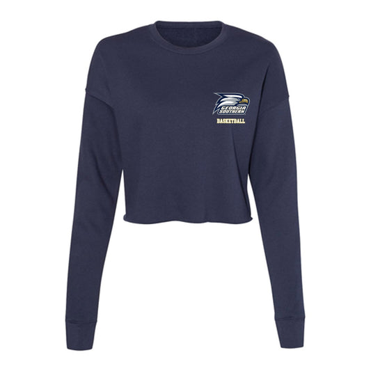 Georgia Southern - NCAA Women's Basketball : Armani Cooke - Women's Cropped Crew Fleece-0