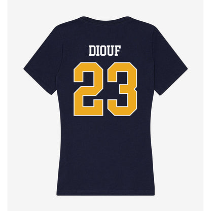 UTC - NCAA Men's Basketball : Latif Diouf - Women's V-Neck T-Shirt-1