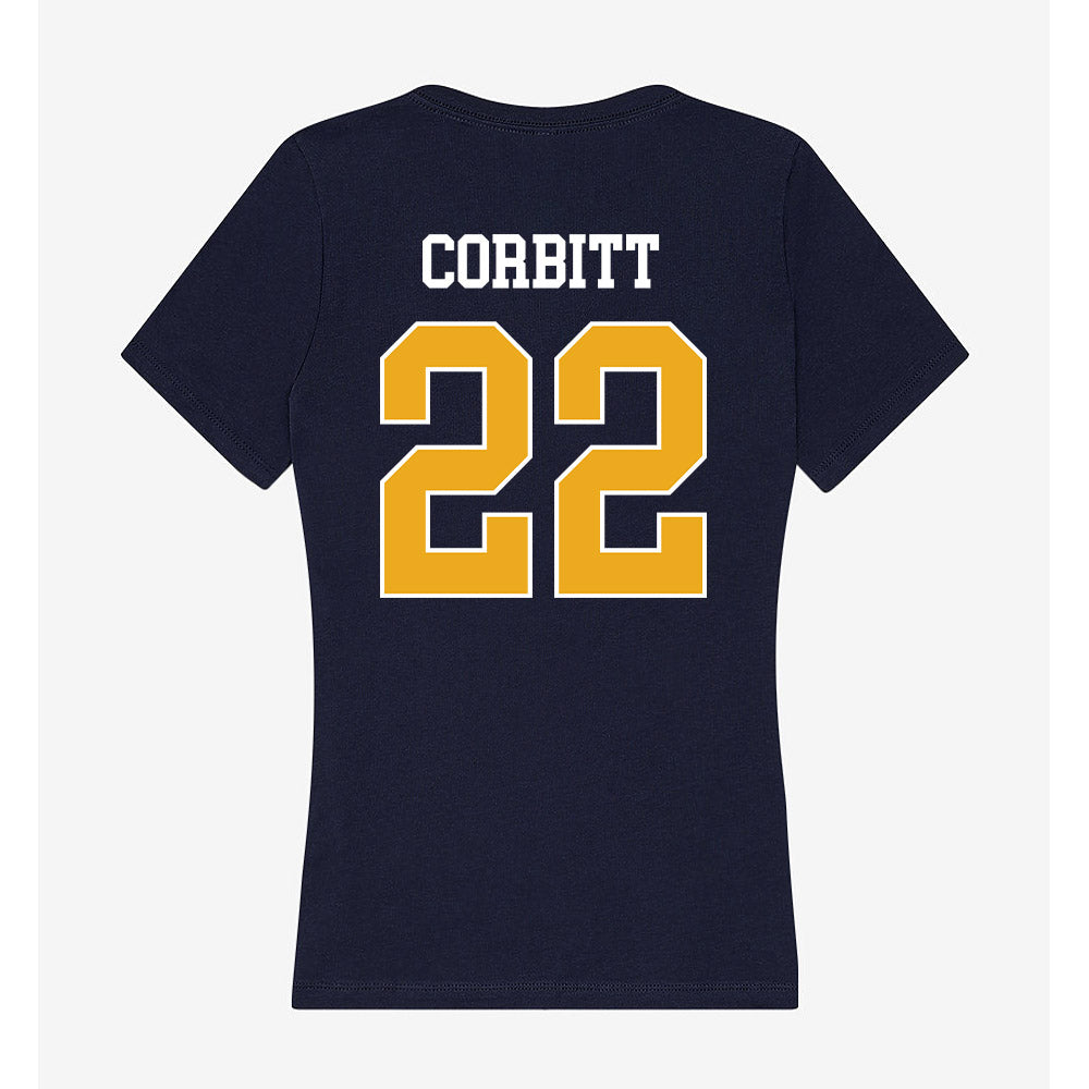 UTC - NCAA Women's Basketball : Gianna Corbitt - Women's V-Neck T-Shirt-1