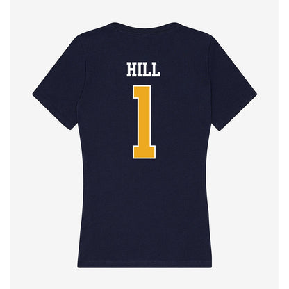 UTC - NCAA Women's Basketball : Sinae Hill - Women's V-Neck T-Shirt-1