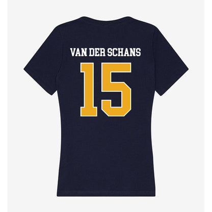 UTC - NCAA Women's Basketball : Frode Flos Van der Schans - Women's V-Neck T-Shirt-1