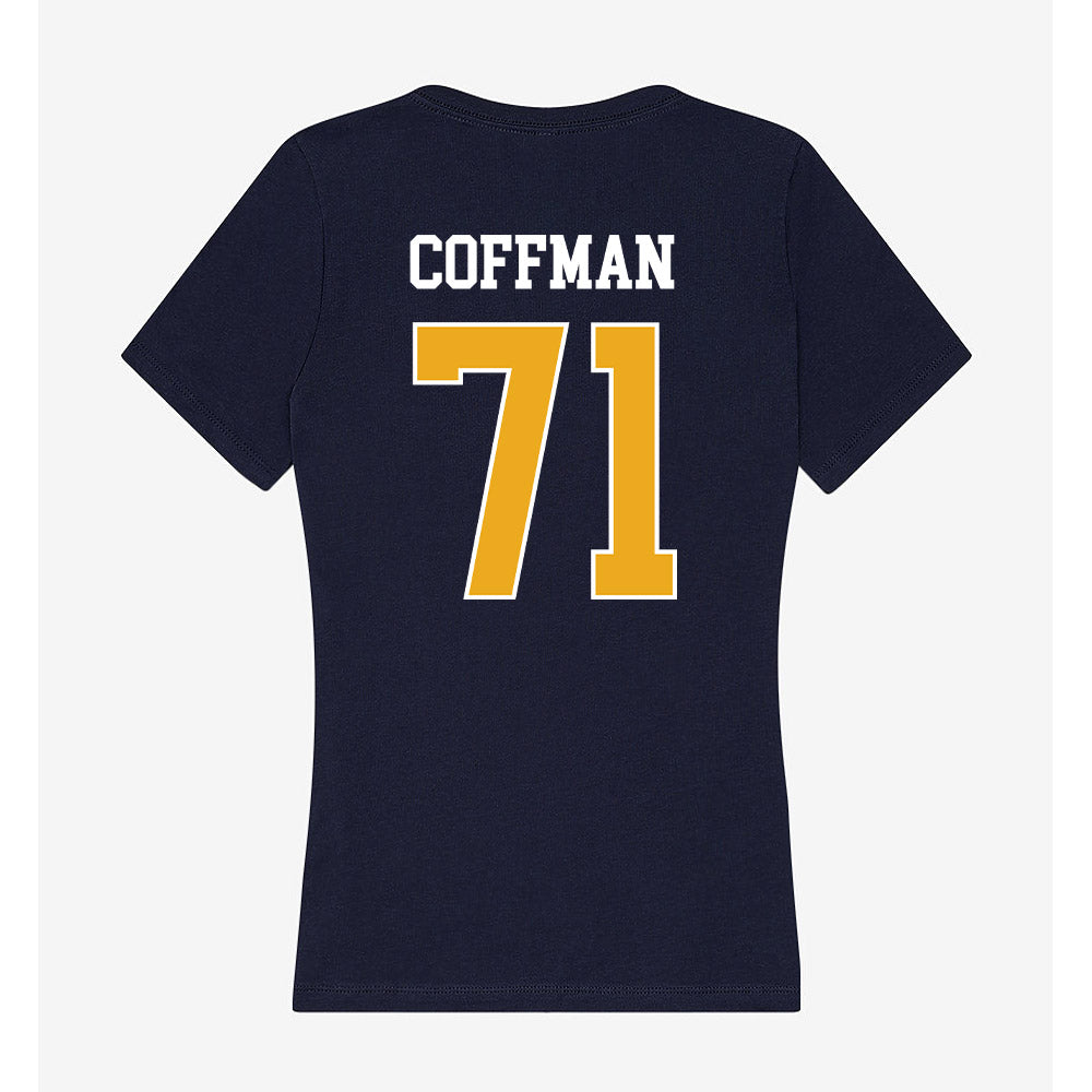 UTC - NCAA Football : Connor Coffman - Women's V-Neck T-Shirt-1