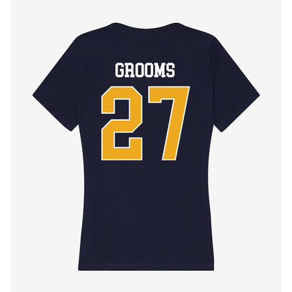 UTC - NCAA Women's Basketball : Gabrielle Grooms - Women's V-Neck T-Shirt-1