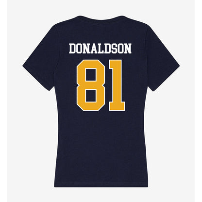 UTC - NCAA Football : Brohns Donaldson - Women's V-Neck T-Shirt-1