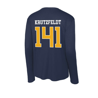 UTC - NCAA Wrestling : Cole Krutzfeldt - Activewear Long Sleeve T-Shirt-1