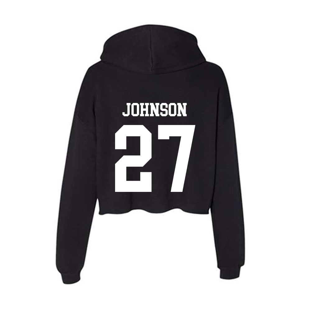 NSU - NCAA Football : Kale Johnson - Women's Crop Fleece Hoodie-1