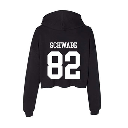NSU - NCAA Football : Louie Schwabe - Women's Crop Fleece Hoodie-1
