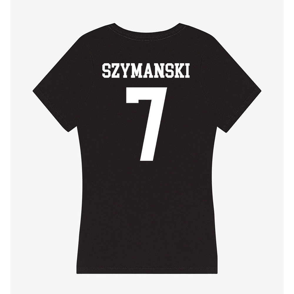 NSU - NCAA Football : Javonnee Szymanski - Women's V-Neck T-Shirt-1