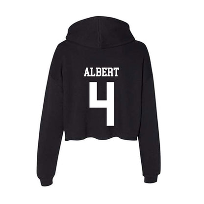 NSU - NCAA Women's Soccer : Kylie Albert - Women's Crop Fleece Hoodie-1