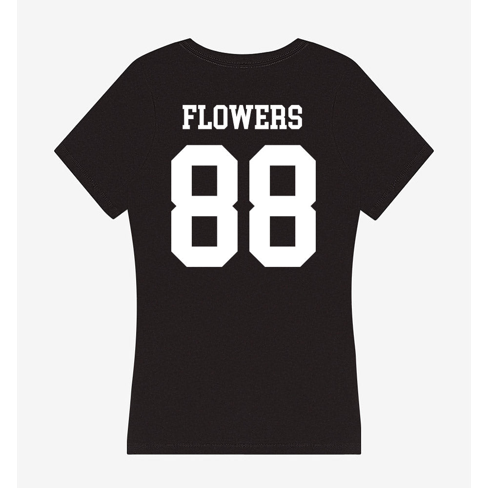 NSU - NCAA Football : Colby Flowers - Women's V-Neck T-Shirt-1