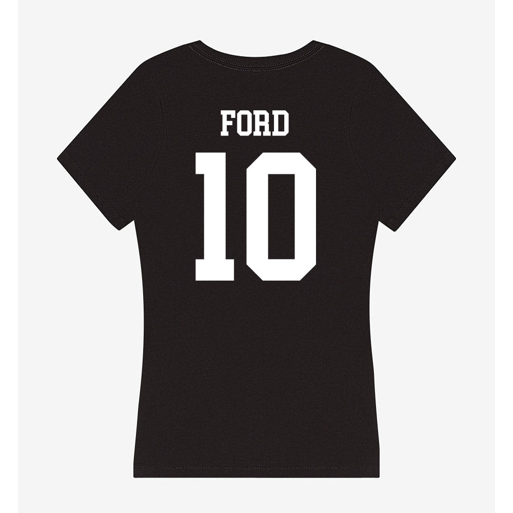 NSU - NCAA Football : Jacob Ford - Women's V-Neck T-Shirt-1