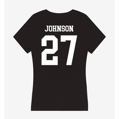 NSU - NCAA Football : Kale Johnson - Women's V-Neck T-Shirt-1