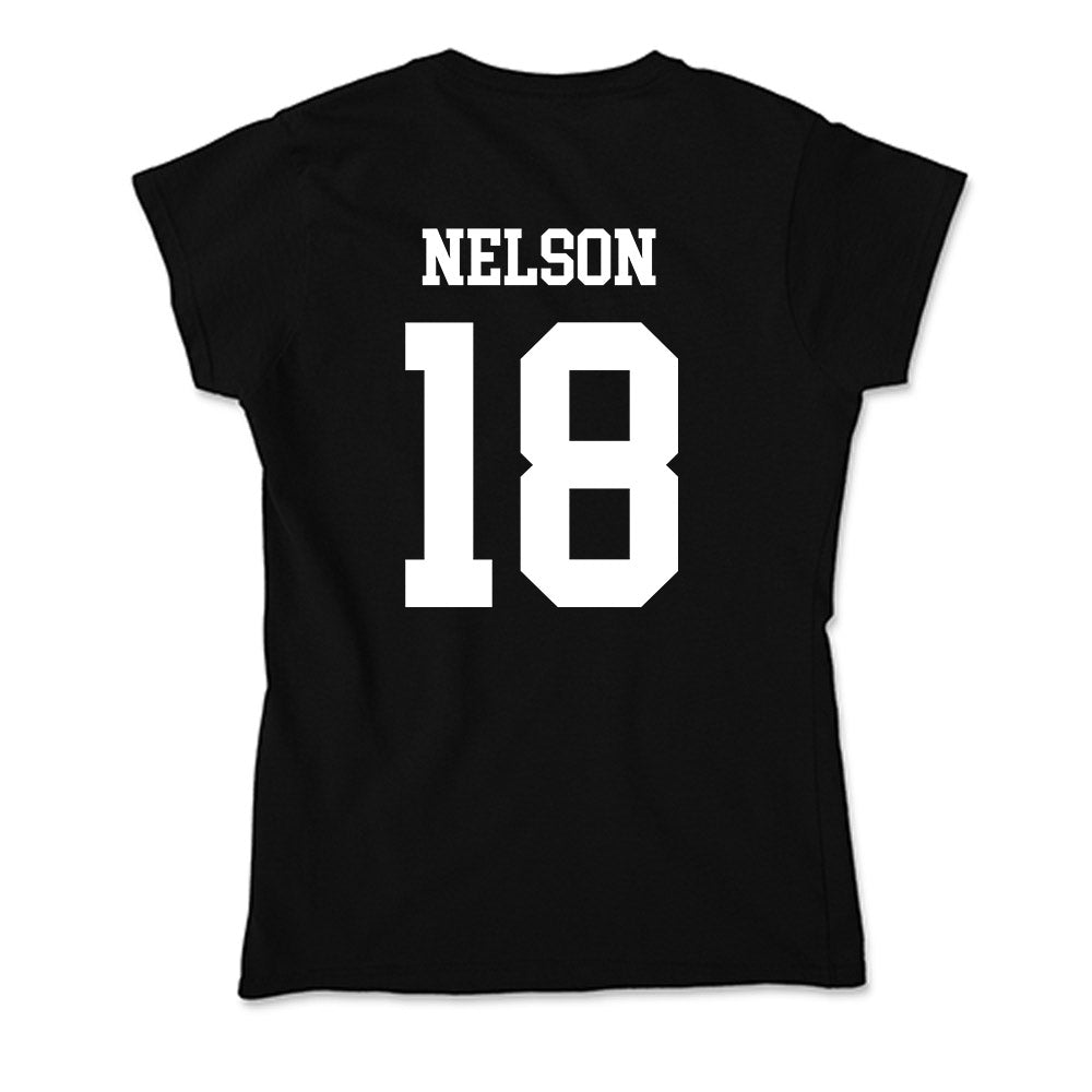 NSU - NCAA Women's Soccer : Clara Nelson - Soft Style Women’s T-Shirt-1