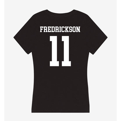 NSU - NCAA Women's Volleyball : Logan Fredrickson - Women's V-Neck T-Shirt-1