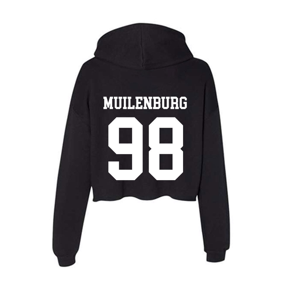 NSU - NCAA Football : Miles Muilenburg - Women's Crop Fleece Hoodie-1