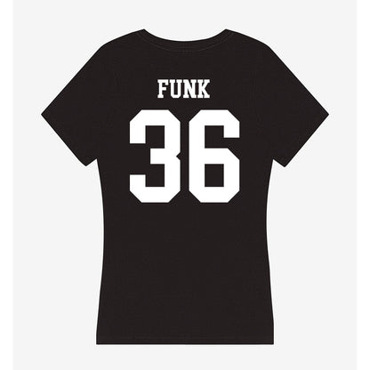 NSU - NCAA Women's Soccer : Savannah Funk - Women's V-Neck T-Shirt-1