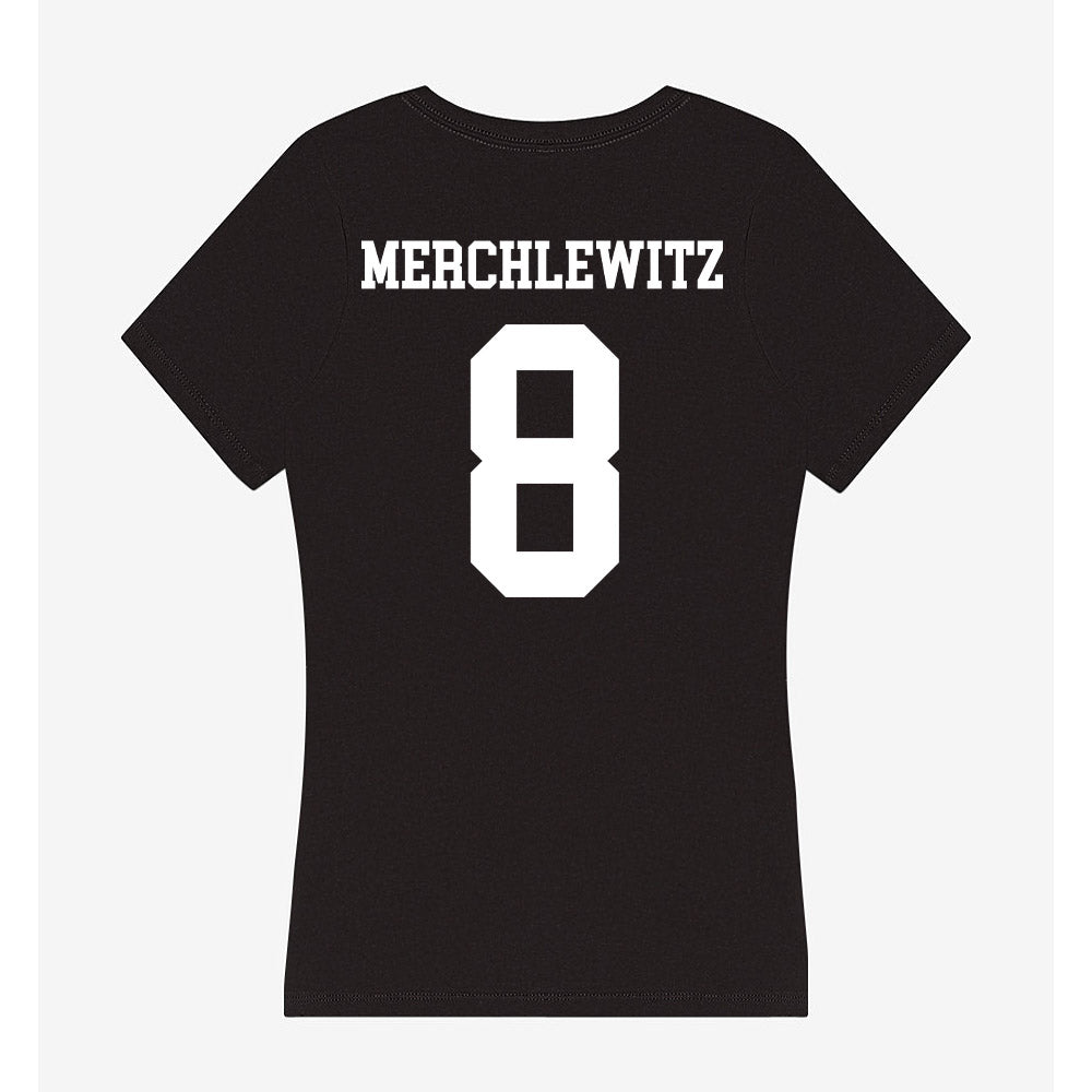 NSU - NCAA Softball : Morgan Merchlewitz - Women's V-Neck T-Shirt-1