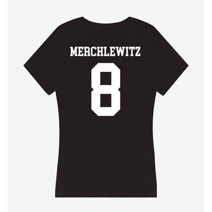 NSU - NCAA Softball : Morgan Merchlewitz - Women's V-Neck T-Shirt-1