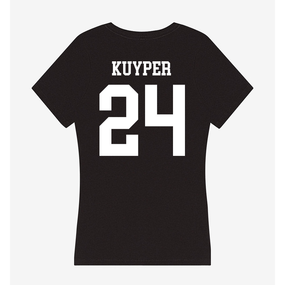 NSU - NCAA Women's Basketball : Carli Kuyper - Women's V-Neck T-Shirt-1